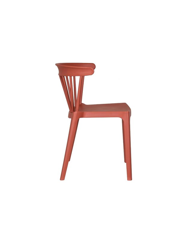 Terrasstoel Windson | Stapelbaar | Kunststof | Terracotta