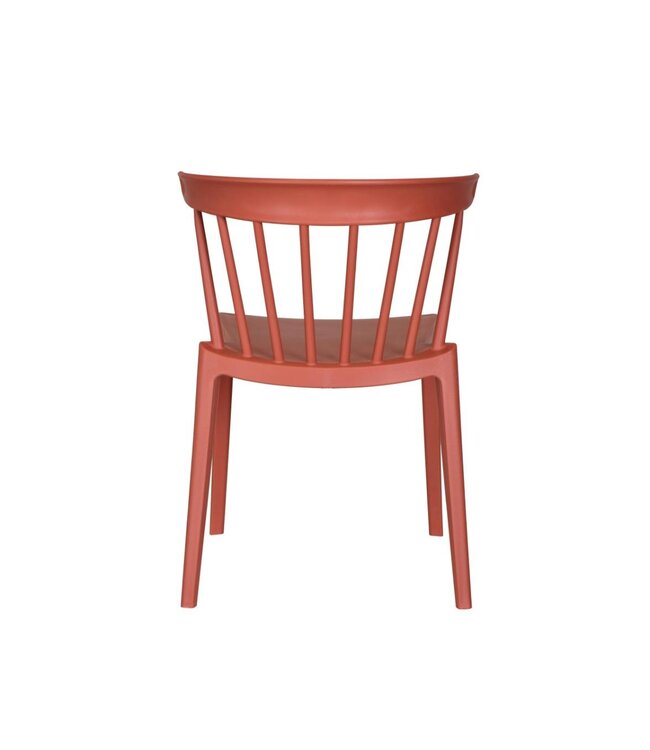 Terrasstoel Windson | Stapelbaar | Kunststof | Terracotta