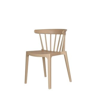 Feros Terrasstoel Windson | Stapelbaar | Kunststof | Beige
