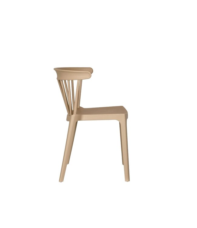 Terrasstoel Windson | Stapelbaar | Kunststof | Beige