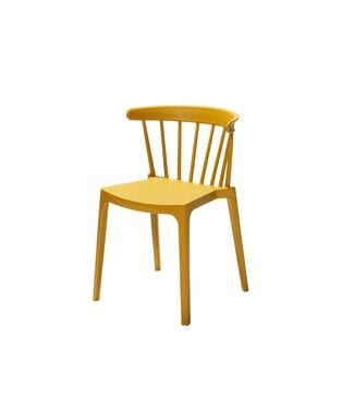 Feros Terrasstoel Windson | Stapelbaar | Kunststof | Geel