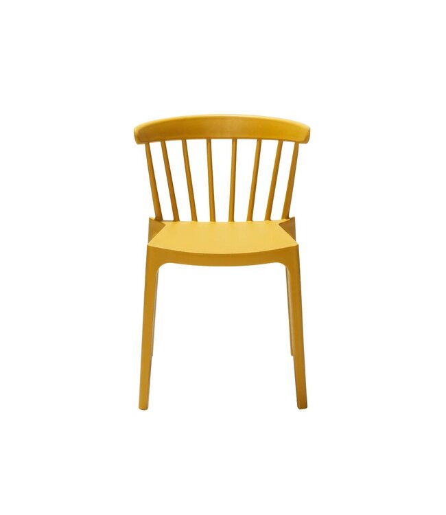 Terrasstoel Windson | Stapelbaar | Kunststof | Geel