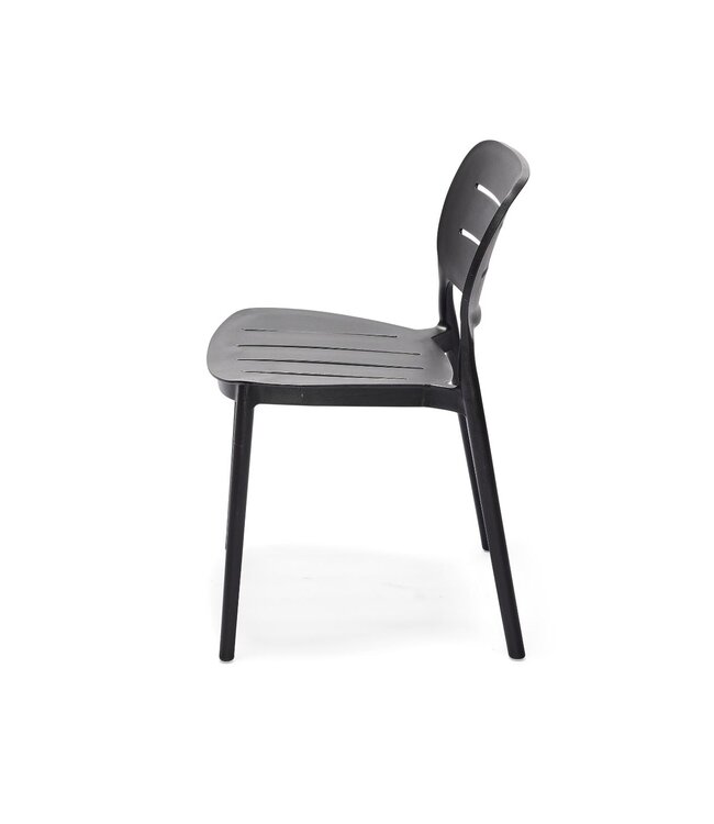 Terrasstoel Propi | Stapelbaar | Kunststof | Zwart
