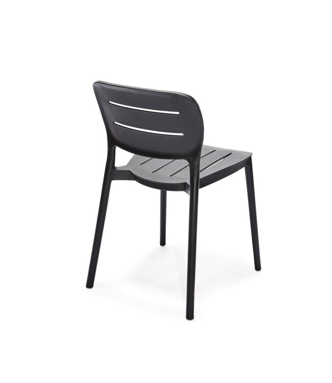 Terrasstoel Propi | Stapelbaar | Kunststof | Zwart