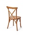 Stoel Crossback | Stapelbaar | Hout | Licht bruin