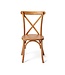 Stoel Crossback | Stapelbaar | Hout | Licht bruin