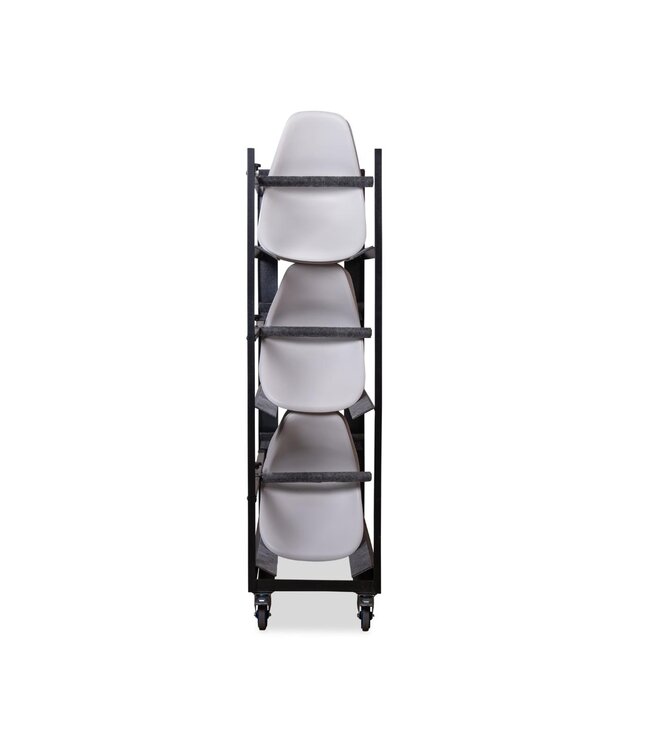 Trolley voor Feros Keeve stoelen zonder armleuning | Max. 60 Keeve zittingen | (B)120,5x(D)53,5x(H)195cm