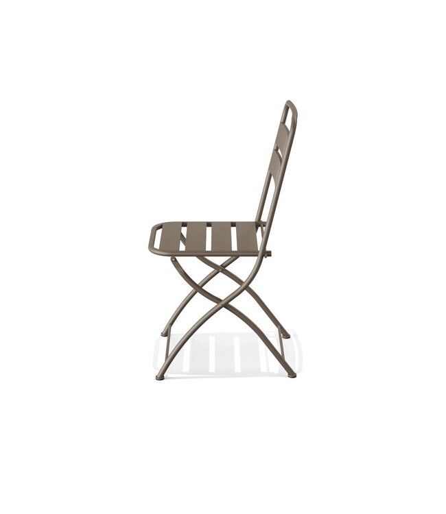 Bistro klapstoel Breeze | Staal | Cappuccinokleur