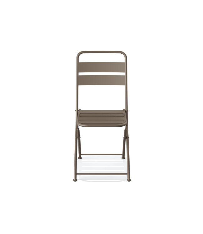 Bistro klapstoel Breeze | Staal | Cappuccinokleur