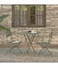 Bistroset Terrastafel met 2 klapstoelen Breeze | Groen