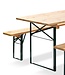 Biertafel set Fiesta | Brouwerij kwaliteit | Inklapbaar | 220 cm breed | 70 cm diep