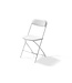 Feros Klapstoel Budget | Staal / kunststof | Wit
