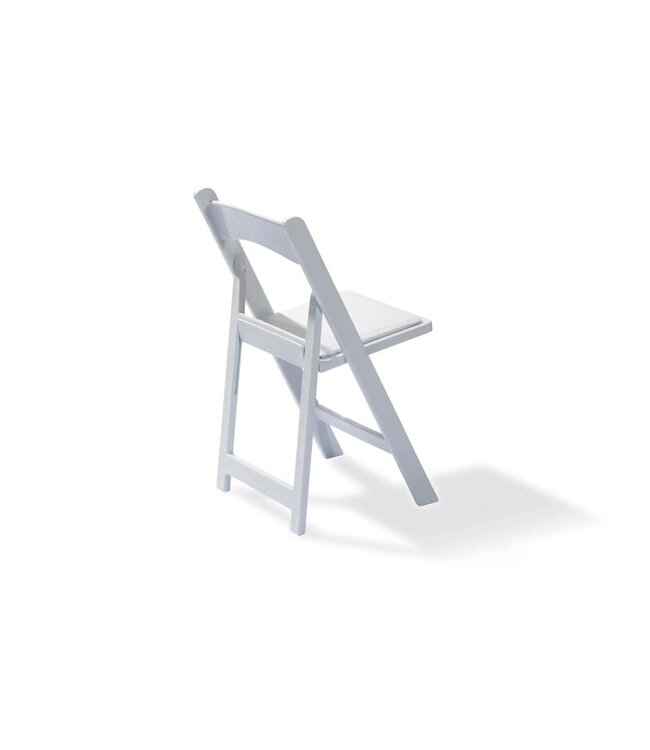 Klapstoel Mary | Bruiloften | Kunstleder | Wit