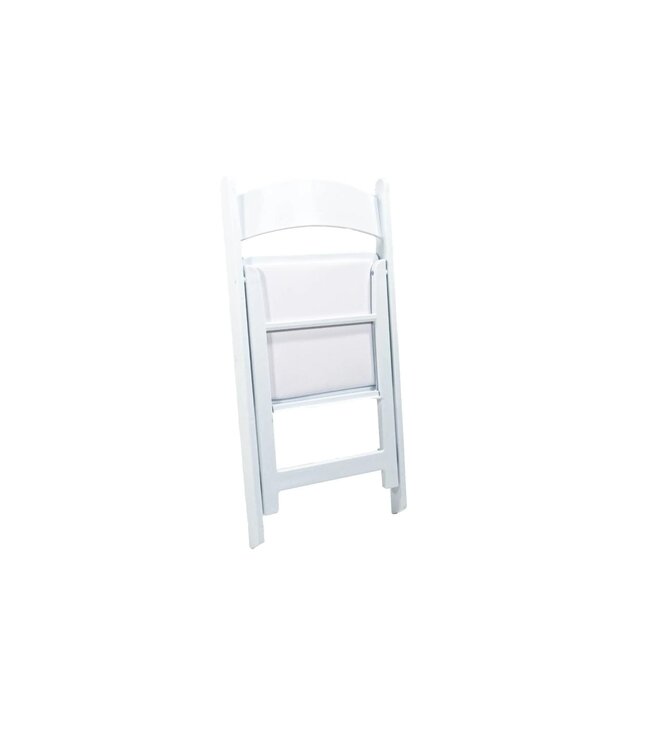 Klapstoel Mary | Bruiloften | Kunstleder | Wit