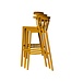 Barstoel Windson | Stapelbaar | Kunststof | Geel