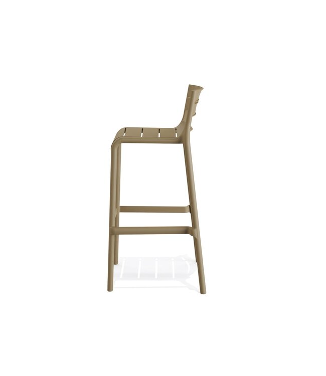 Barstoel Calor | Stapelbaar | Kunststof | Beige