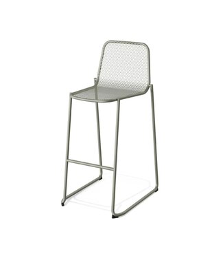 Feros Barstoel Mase | Stapelbaar | Staal | Groen