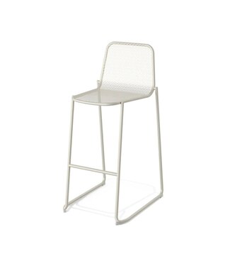 Feros Barstoel Mase | Stapelbaar | Staal | Beige