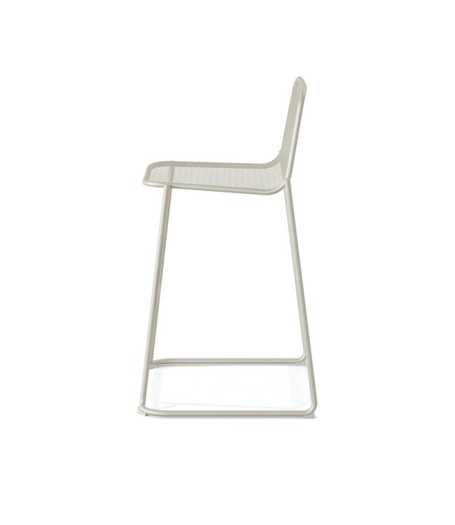 Barstoel Mase | Stapelbaar | Staal | Beige