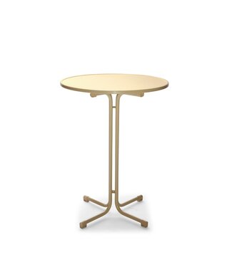 Feros Statafel Berlin | Inklapbaar | Ø80cm | Beige