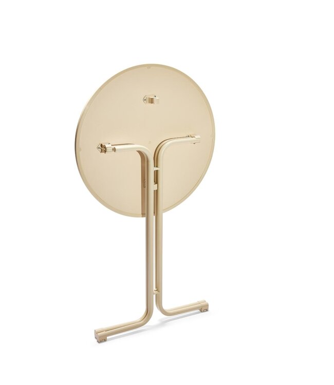 Statafel Berlin | Inklapbaar | Ø80cm | Beige