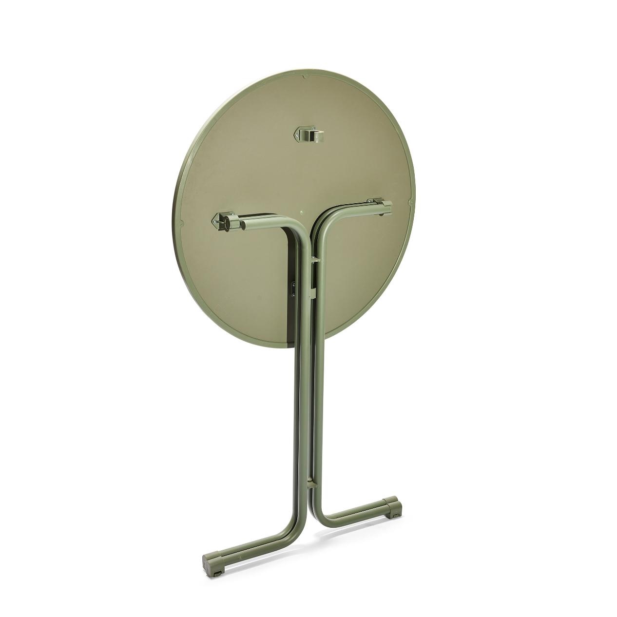 Statafel Berlin | Inklapbaar | Rond | Ø80cm | Groen | Bestellen ...