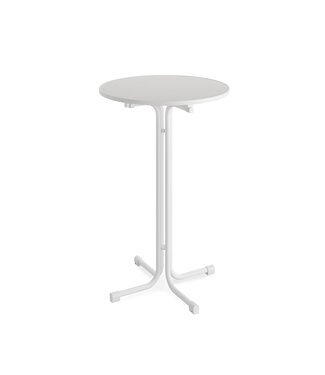 Feros Statafel Berlin | Inklapbaar | Ø80cm | Wit