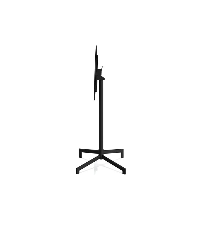 Bistro Bartafel Versa | Staal | Ø60cm | Zwart