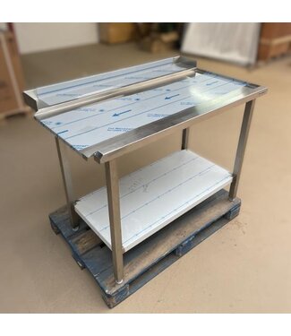 Occasion: RVS Afvoertafel | Rechts van vaatwasser | (B)1200x(D)740x(H)945mm