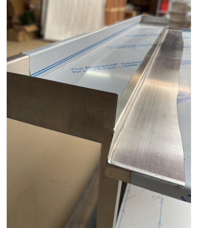 Occasion: RVS Afvoertafel | Rechts van vaatwasser | (B)1200x(D)740x(H)945mm