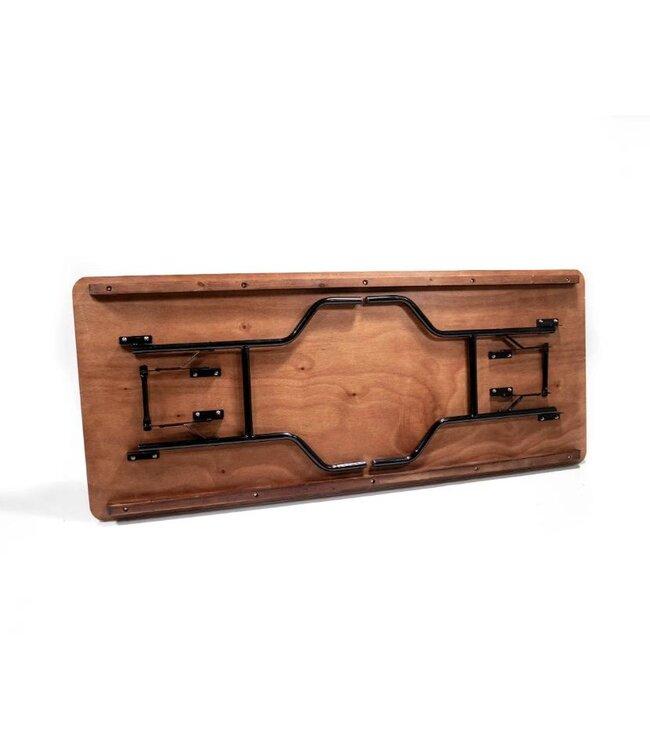 Inklapbare Buffettafel Zane | Rechthoekig | 220x76cm | Hout / zwart