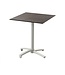 Terrastafel X Cross | Midnight Marble tafelblad | Beige frame | Vierkant | 70x70cm