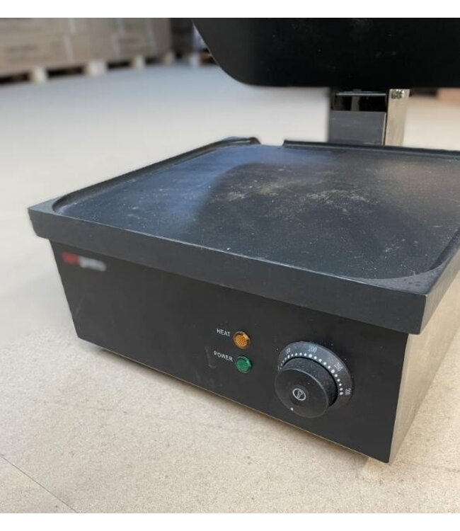 Occasion: Contactgrill | Hamburger grill | 2,2 kW | Gladde boven & onderkant | Grilloppervlak 350x330mm