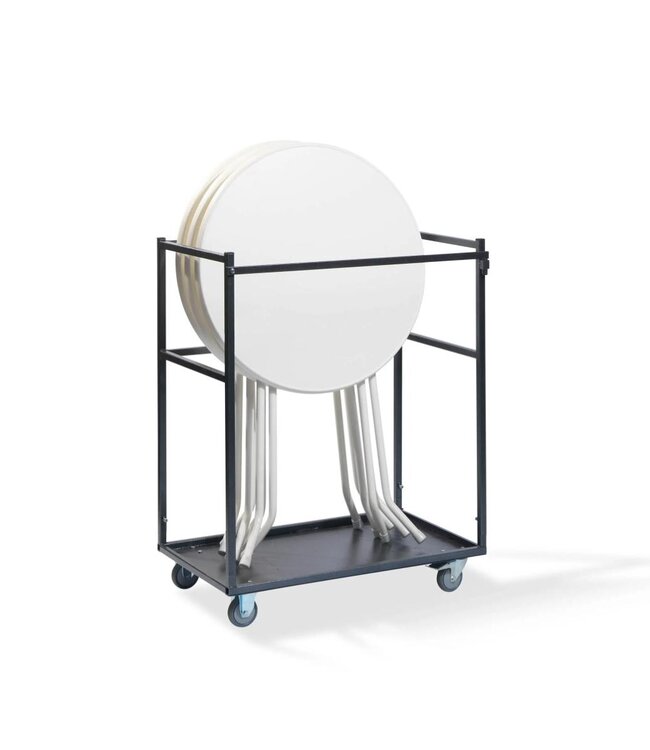 Trolley voor Feros statafels en partytafels | Klein | (B)95x(D)63x(H)120cm