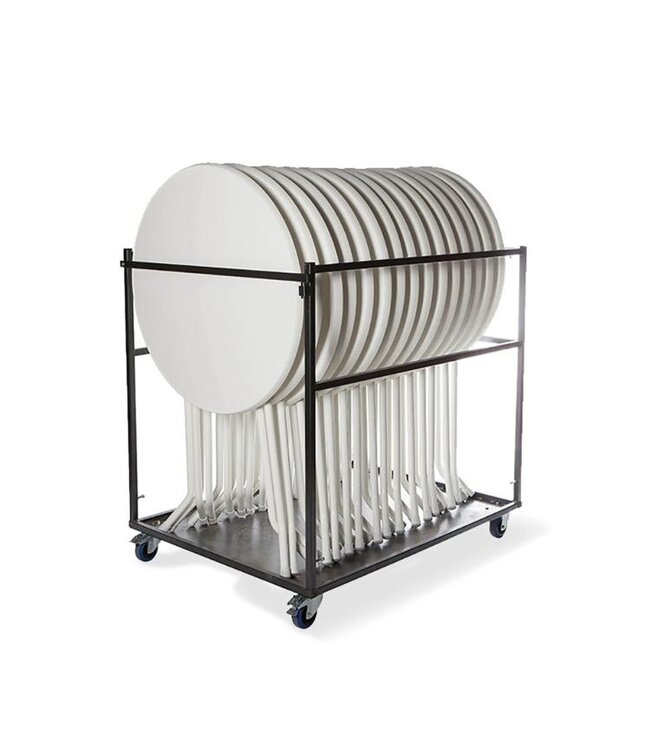 Trolley voor Feros statafels en partytafels | Groot | (B)127x(D)97x(H)120cm
