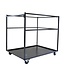 Trolley voor Feros statafels en partytafels | Groot | (B)127x(D)97x(H)120cm