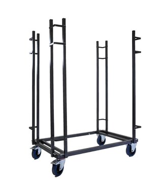 Feros Trolley voor rechthoekige klaptafels | Verstelbaar | (B)126-208x(D)84-100x(H)168cm