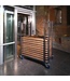 Trolley voor rechthoekige klaptafels | Verstelbaar | (B)126-208x(D)84-100x(H)168cm