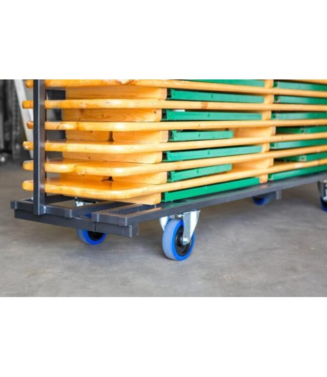 Trolley voor Biertafelsets Regular | Voor 10 tafels | (B)230x(D)59-89x(H)170cm