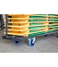 Trolley voor Biertafelsets Regular | Voor 10 tafels | (B)230x(D)59-89x(H)170cm