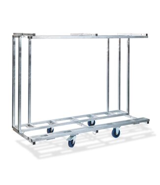 Feros Trolley voor Biertafelsets Professional | Voor 10 tafels | (B)231,5x(D)59-89x(H)180,5cm
