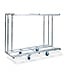 Feros Trolley voor Biertafelsets Professional | Voor 10 tafels | (B)231,5x(D)59-89x(H)180,5cm