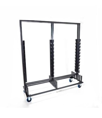 Feros Trolley voor 10 complete garderoberekken | Groot | (B)186x(D)60,5x(H)201cm