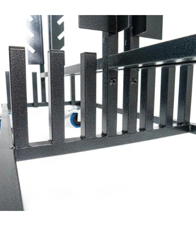 Trolley voor 10 complete garderoberekken | Groot | (B)186x(D)60,5x(H)201cm