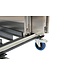 Trolley voor 5 Inklapbare RVS Werktafels SOLID200 | (B)88x(D)65x(H)113cm