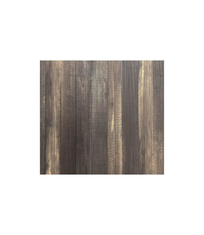 Terrastafel Infinity | Tropical Wood tafelblad | Wit frame | Vierkant | 70x70cm