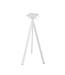 Bartafel Infinity Tripod | Moonstone tafelblad | Wit | Vierkant | 70x70cm