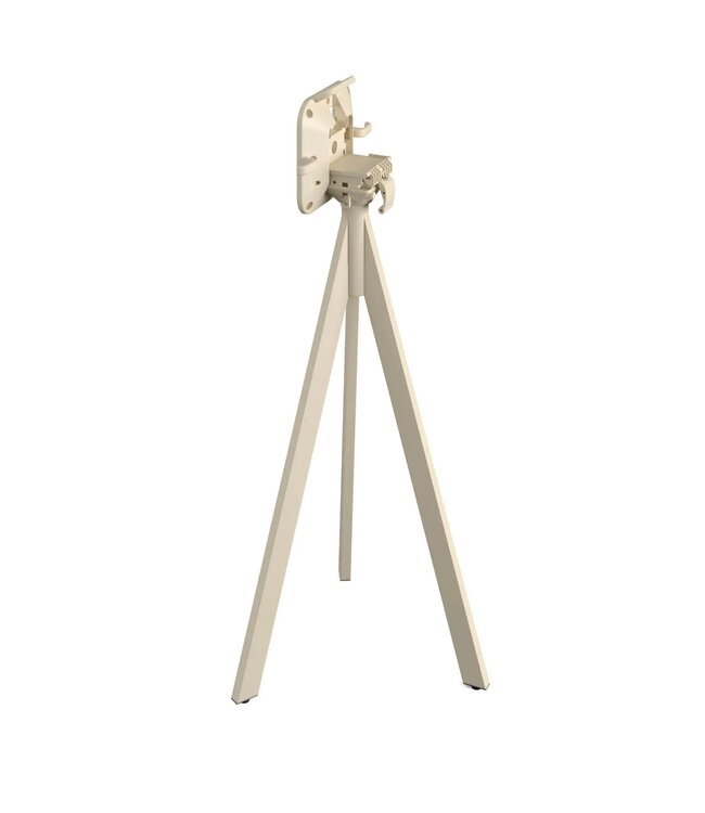 Bartafel Infinity Tripod | Midnight Marble tafelblad | Beige | Rond | Ø70cm