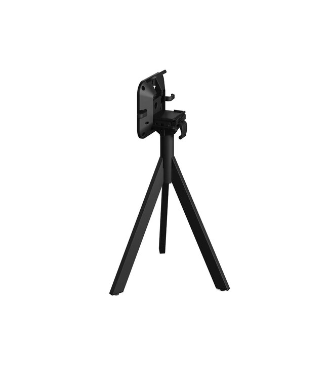 Terrastafel Infinity Tripod | Zwart | HPL Tafelblad Vierkant | 70x70cm