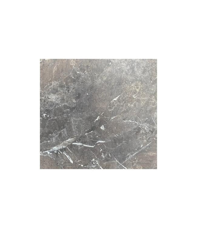 Terrastafel Infinity Tripod | Galaxy Marble tafelblad | Wit | Vierkant | 70x70cm